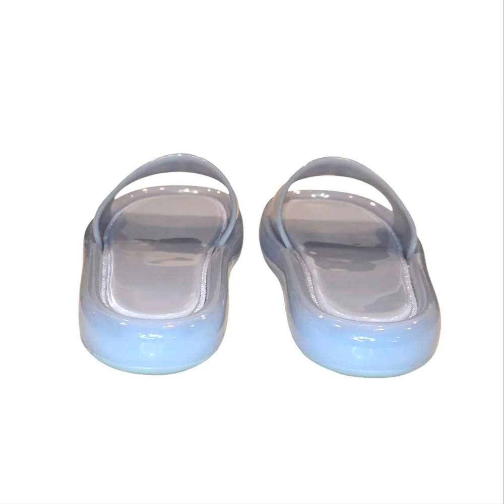 Tory Burch Light Blue Bubble Jelly Slide Sandals - Picture 6 of 8